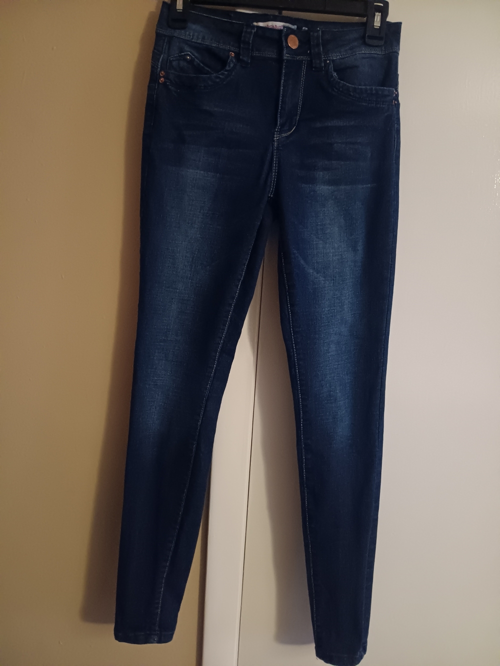 YMI Women's Dark Indigo Skinny Jeans